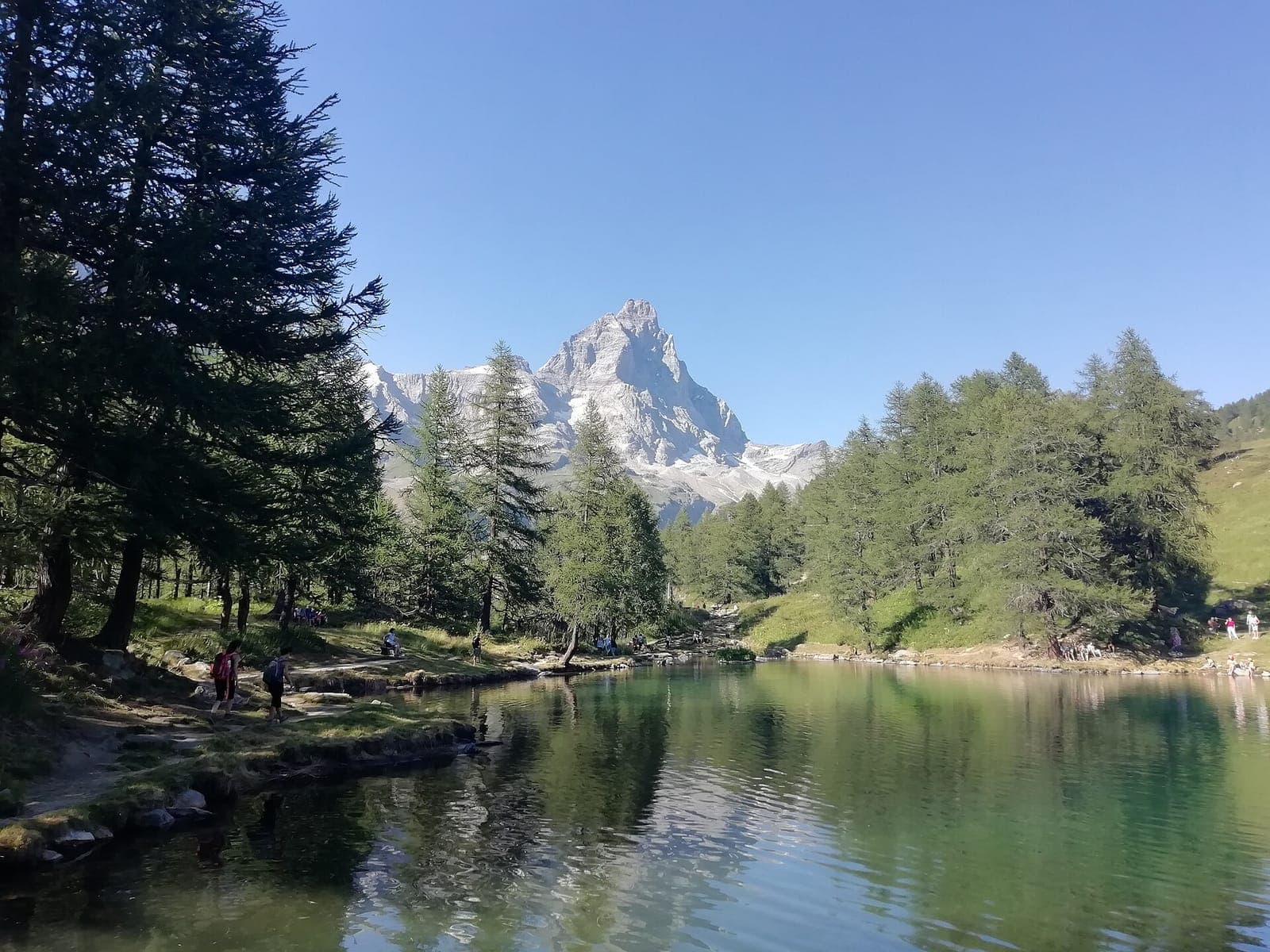 Lago Blu (Layet) below the Matterhorn