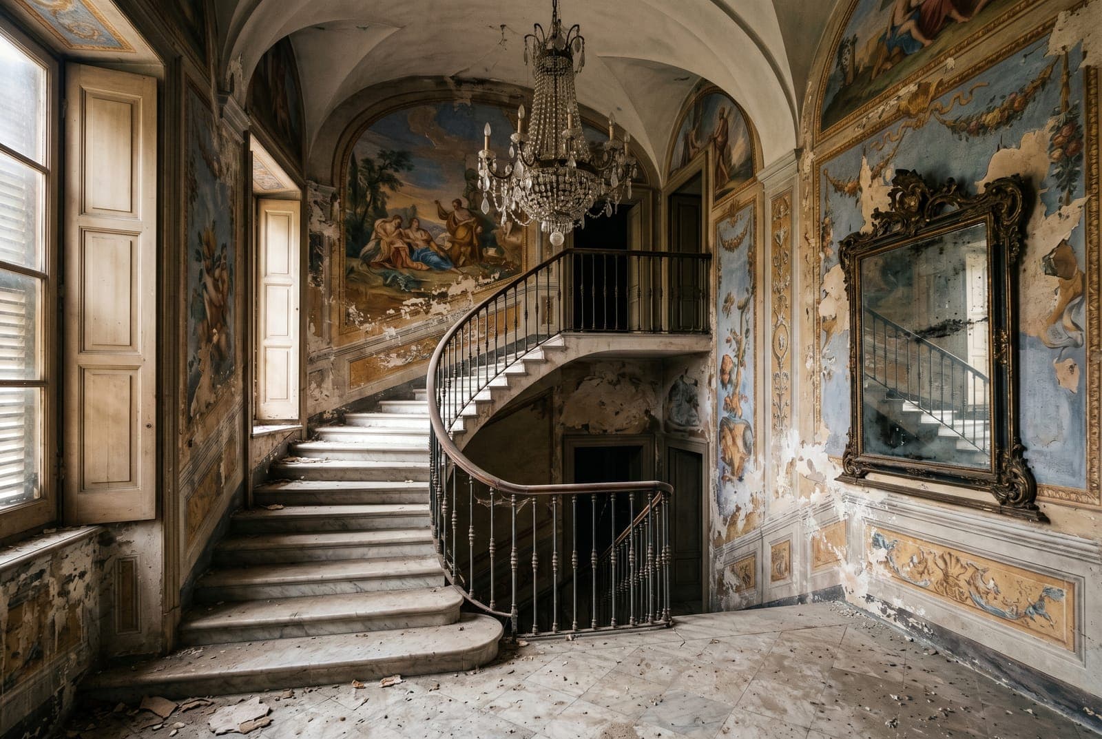 Villa abbandonata del Piemonte (anonymous faded manor)