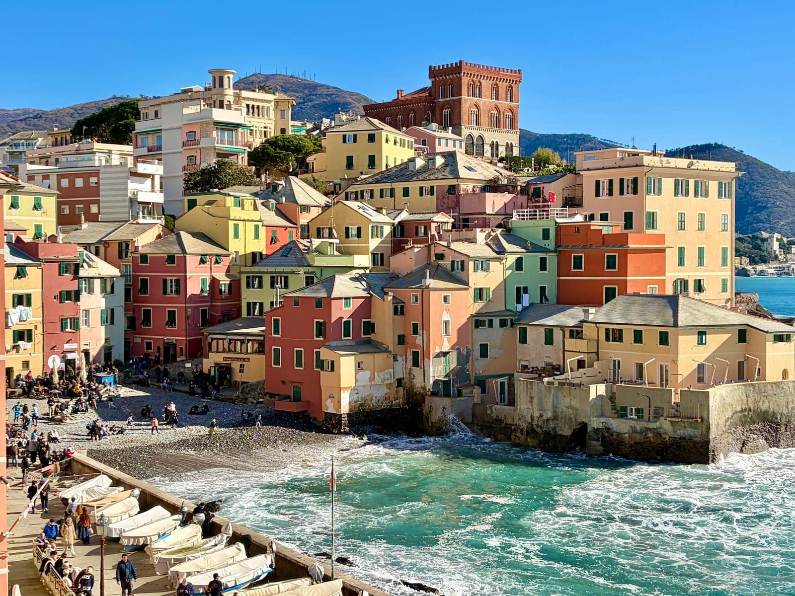 Boccadasse fishing village