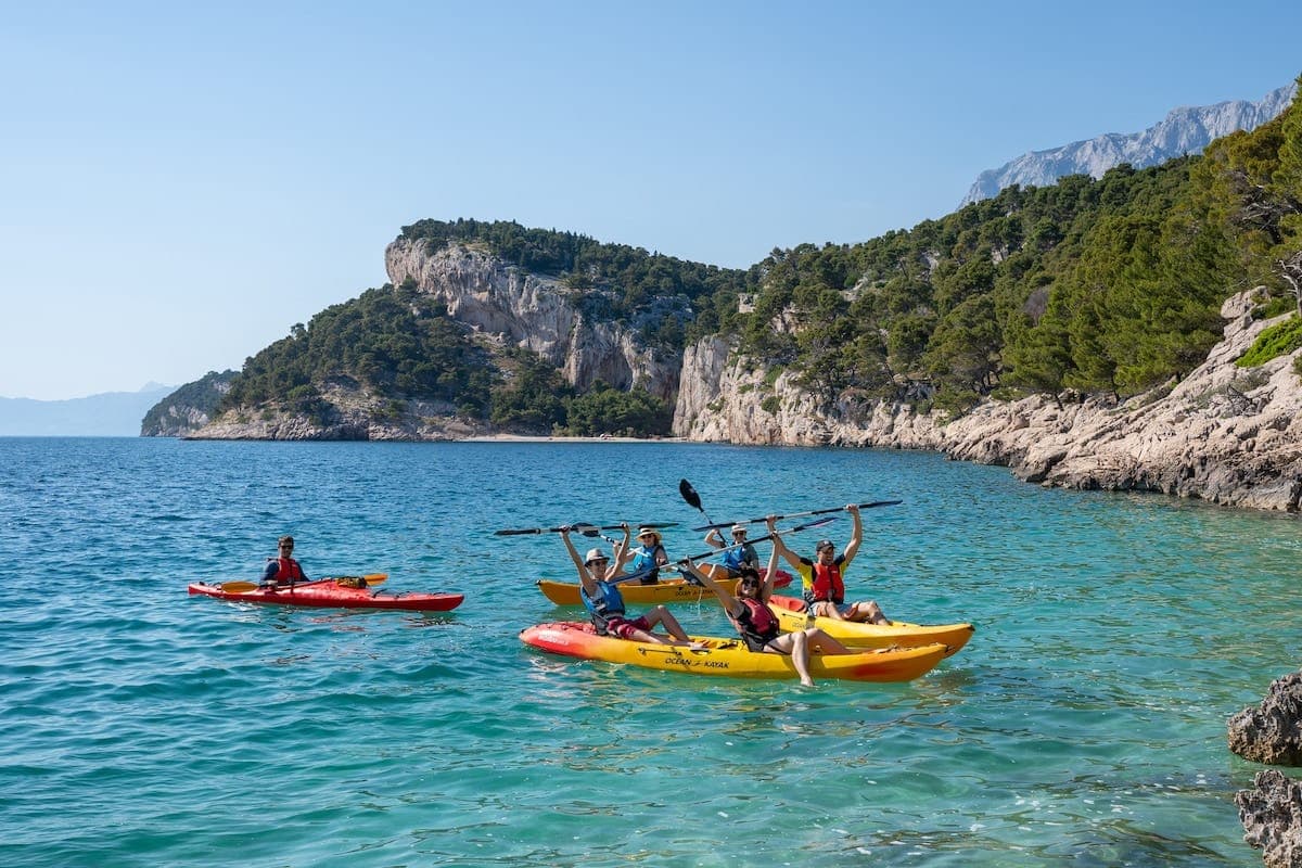 Sunset kayak tour with Mario & Toni